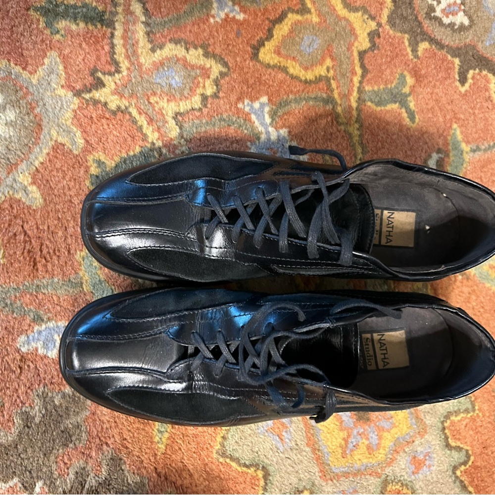 Nautica Men's Classic Black Oxfords